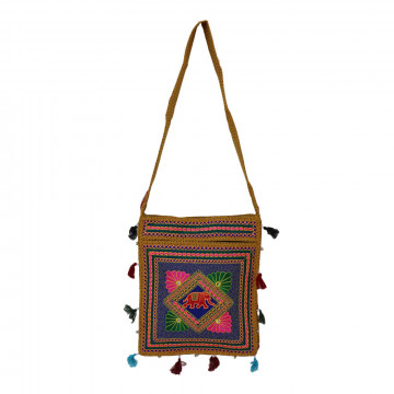 The Living Craft ETHNIC EMBROIDERED WOMEN's SLING BAG Multicolor TLCBG0238