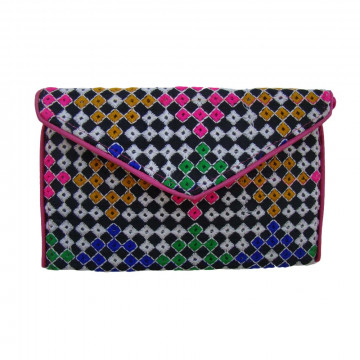 The Living Craft Embroidered Ethnic Women's Clutch
