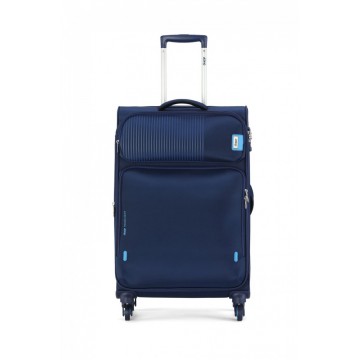  VIP ZEN-LITE 4W EXP STROLLY 56 BLUE Expandable Cabin Luggage - 22 inch 