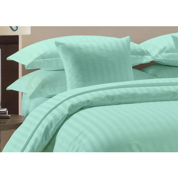 Egyptian Cotton Beddings Bed Sheet With Pillow Covers - Aqua Blue
