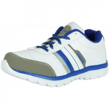 Glamour White R Blue Sports Shoes (ART-1014)