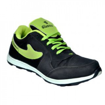 Glamour Black Green Sports shoes (ART-6071)