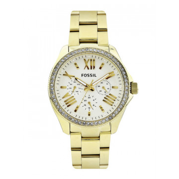 Fossil AM4482I Women Off-White Dial Watch