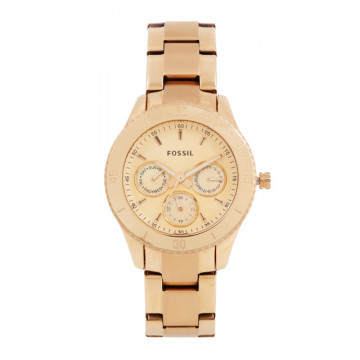 Fossil ES2859I Women Rose Gold Toned Toned Analogue Watch