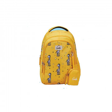 Genie Giraffe Yellow 19L Backpack For Kids