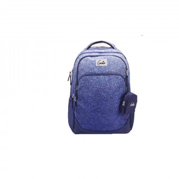 Genie Glitterati Blue 36L Backpack For Girls