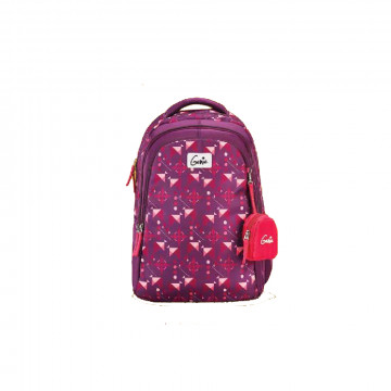Genie Origami Purple 36L Backpack For Girls