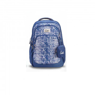 Genie Raindrop Blue 36L Backpack For Girls