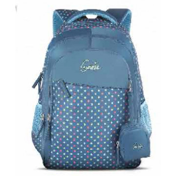 Genie Florid Blue 17 L Backpack For Girls