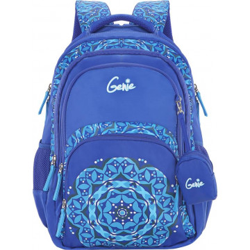 Genie Silk Blue 36L Backpack For Girls