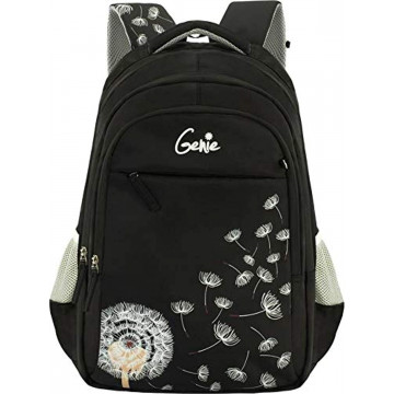 Genie Sway Black 36L Backpack For Girls