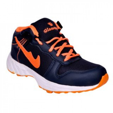Glamour Blue Orange Sports Shoes (ART-4041)