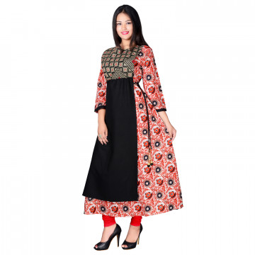 Shopwell Festive & Party Embroidered Women's Kurti