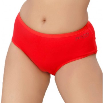 Pusyy Bigydiky Women's Hipster Red Panty  (Pack of 1)