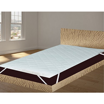 India Furnish Waterproof Quilted Mattress Protector With Elastic Band King Size - White 78"x36"