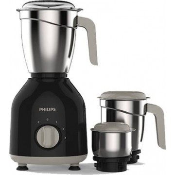 Philips Daily Collection HL7756/00 Black 3 Jars 750 W Mixer Grinder