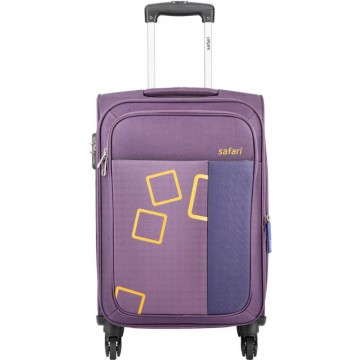 Safari Tetra Expandable Check-in Luggage 23 inch Purple