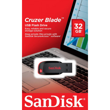 SanDisk Cruzer Blade 32GB USB 2.0 Pen Drive