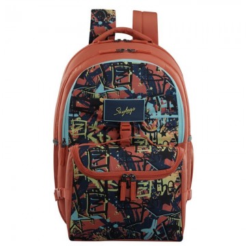 SKYBAGS ASTRO EXTRA 04 TIFFIN BOX CORAL 36L SCHOOL BACKPACK
