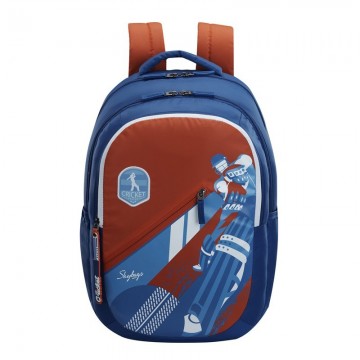 SKYBAGS ASTRO PLUS 04 CRICKET THEME BLUE 34L SCHOOL BACKPACK