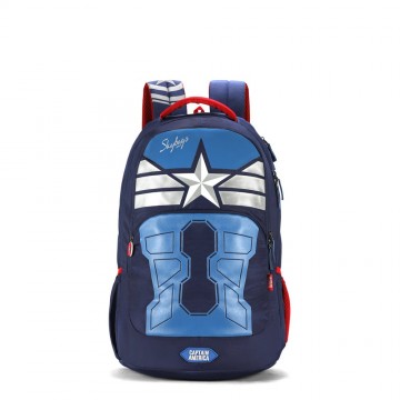 Skybags Marvel Extra 02 Blue Backpack