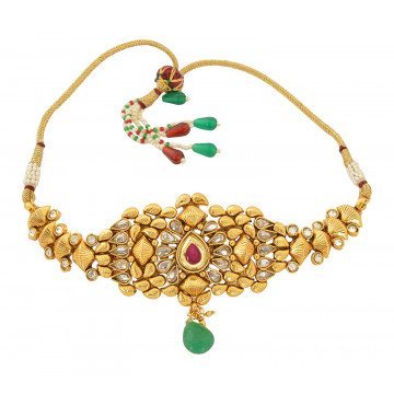 Spe Indian Ethnics Golden Copper Bajuband for Women (A-11)