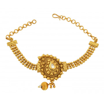 Spe Indian Ethnics Golden Copper Bajuband for Women (A-16)
