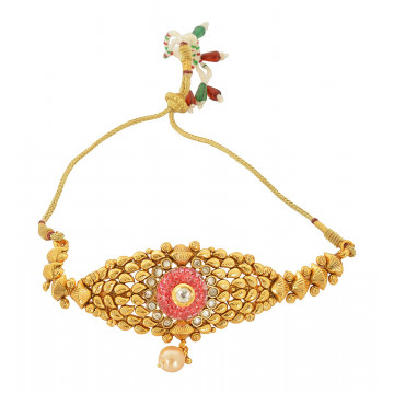 Spe Indian Ethnics Golden Copper Bajuband for Women (A-18)