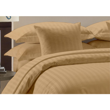 Egyptian Cotton Beddings Bed Sheet With Pillow Covers - Taupe 