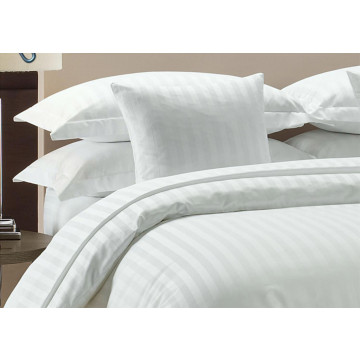 Egyptian Cotton Beddings Bed Sheet With Pillow Covers - White