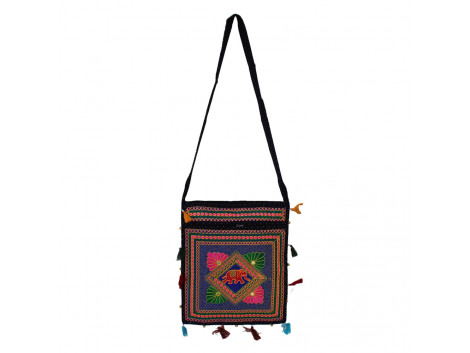 The Living Craft ETHNIC EMBROIDERED WOMEN's SLING BAG Multicolor TLCBG0241