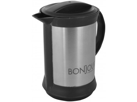 Bonjour Stainless Steel Thermo, 0.9 Litre, 1 Piece, Grey