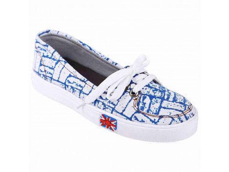 Kassler Women Slip-On Style Printed Canvas Shoes