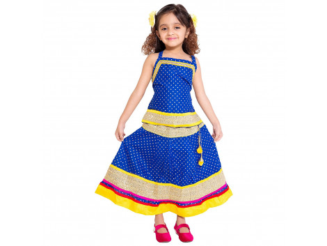 Archiecs Creations Beautiful Lehenga Choli Set Top & Skirt For Girls Diwali & Navaratri Special
