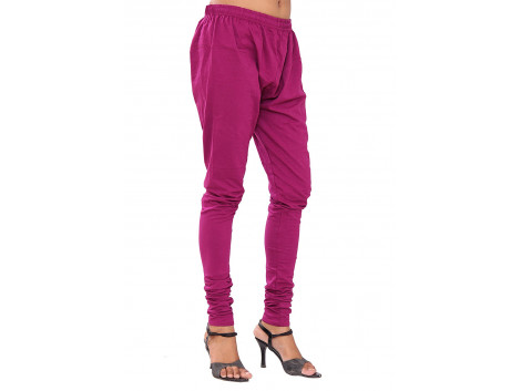 Pezzava Women Cotton Leggings -Pink -X-Large