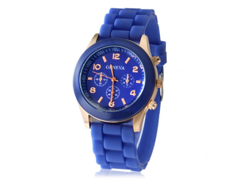Women's or Girl's Watch Fashion Silicone Strap Candy Color Length 25Cm 
