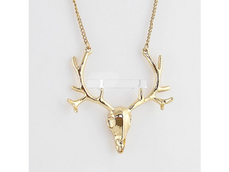 steam punk style deer collar necklace