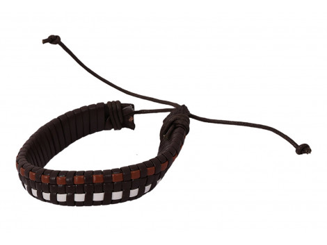Angelfish Leather Wristband Bracelets for Unisex