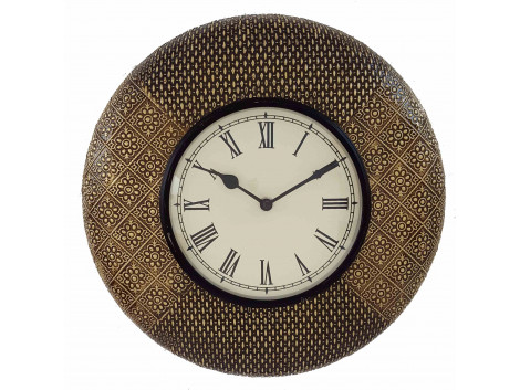 Metalic Vintage Wall Clock