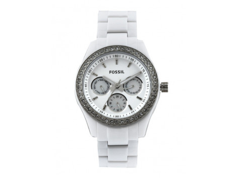 Fossil ES1967I Women White Dial Chronograph Watch