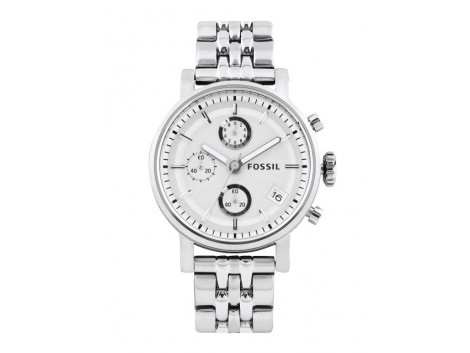 Fossil ES2198I Women Silver Toned Dial Watch