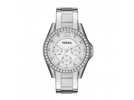 Fossil ES3202 Analog Silver Dial Women Watch