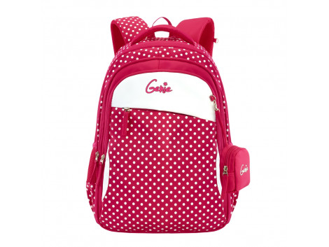 GENIE CLASSIC PINK 18 SCHOOL BAGS FOR GIRLS