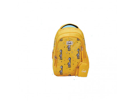 Genie Giraffe Yellow 19L Backpack For Kids