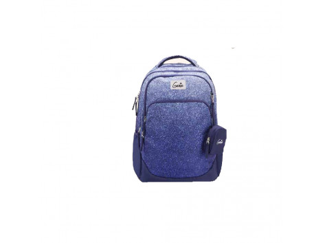 Genie Glitterati Blue 36L Backpack For Girls