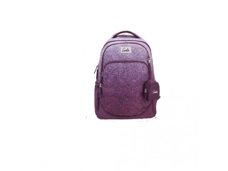 Genie Glitterati Purple 36L Backpack For Girls