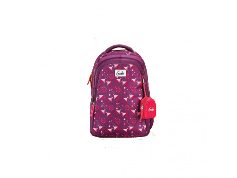 Genie Origami Purple 36L Backpack For Girls