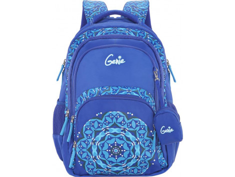 Genie Silk Blue 36L Backpack For Girls