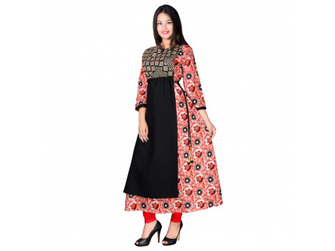 Shopwell Festive & Party Embroidered Women's Kurti