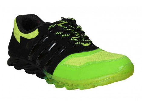 RUDOSE Men's Green & Black Running Sports & Casual Shoes